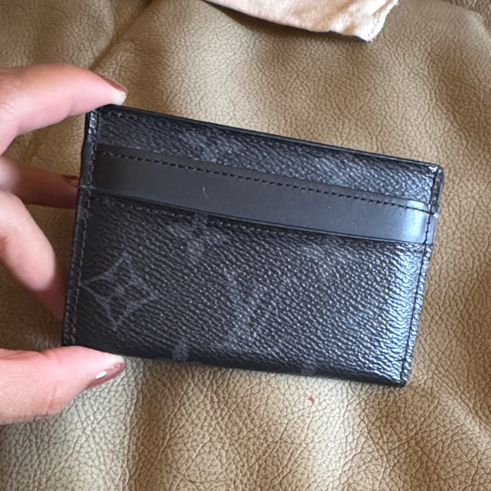 Louis Vuitton card Luxury Black Card Holder